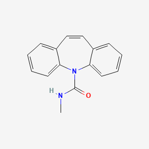 molecular formula C16H14N2O B5655637 Dibenzo[b,f]azepine-5-carboxylic acid methylamide 