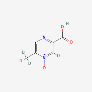 molecular formula C6H6N2O3 B565564 Acipimox-d4 