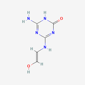 molecular formula C5H7N5O2 B565566 N-(2-Hydroxyethenyl)ammeline, Dihydrochloride CAS No. 78098-50-7