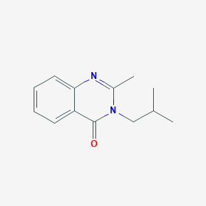 molecular formula C13H16N2O B5655671 3-isobutyl-2-methylquinazolin-4(3H)-one CAS No. 391-03-7