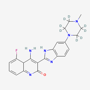 molecular formula C21H21FN6O B565568 Dovitinib-d8 CAS No. 1246819-84-0