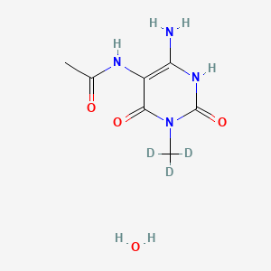 5-Acetylamino-6-amino-3-methyluracil-d3 Hydrate