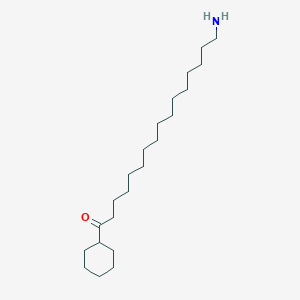 molecular formula C22H43NO B565618 16-Amino-1-cyclohexylhexadecan-1-one CAS No. 702638-84-4