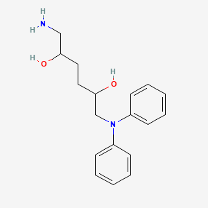 1-Amino-6-(diphenylamino)hexane-2,5-diol