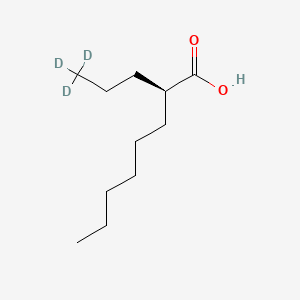 molecular formula C11H22O2 B565625 R-(-)-Arundic Acid-d3 CAS No. 1246816-50-1