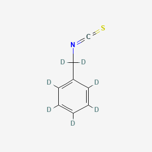molecular formula C8H7NS B565639 Benzyl Isothiocyanate-d7 