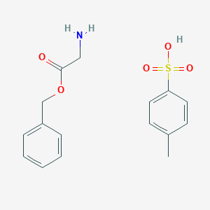 molecular formula C16H19NO5S B056564 O-Benzylglycine toluene-p-sulphonate CAS No. 114342-15-3