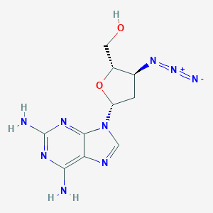 molecular formula C10H13N9O2 B056565 Azdddapr CAS No. 114753-52-5