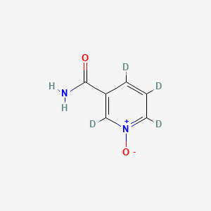 molecular formula C6H6N2O2 B565676 Nicotinamide-D4 N-oxide CAS No. 1246817-64-0