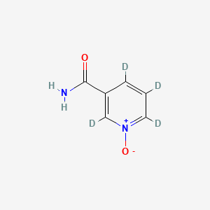 molecular formula C6H6N2O2 B565676 Nicotinamide-d4 N-Oxide (d4 Major) CAS No. 1246817-64-0