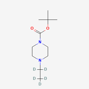 molecular formula C11H22N2O2 B565679 N-Boc-N'-ethyl-piperazine-d5 CAS No. 1246816-56-7