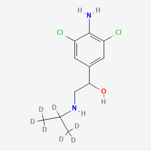 molecular formula C11H16Cl2N2O B565687 Clenproperol-d7 CAS No. 1173021-09-4