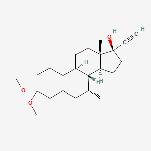 molecular formula C23H34O3 B565691 Tibolone 3-Dimethyl Ketal CAS No. 105186-33-2