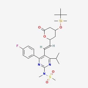 5'-O-tert-Butyldimethylsilyl Rosuvastatin Lactone