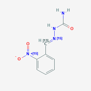 [(E)-[2-[oxido(oxo)(15N)(15N)azaniumyl]phenyl](113C)methylideneamino]urea