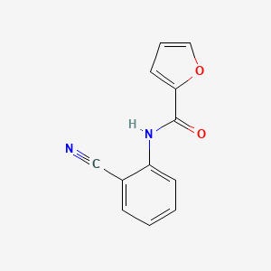 molecular formula C12H8N2O2 B5657052 N-(2-cyanophenyl)furan-2-carboxamide 