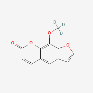 molecular formula C12H8O4 B565719 9-(Trideuteriomethoxy)furo[3,2-g]chromen-7-one CAS No. 1246819-63-5