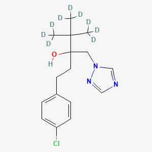 molecular formula C16H22ClN3O B565720 Tebuconazole-d9 CAS No. 1246818-83-6