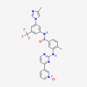 molecular formula C28H22F3N7O2 B565740 Nilotinib N-Oxide CAS No. 1246817-85-5