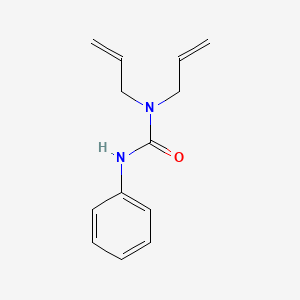 molecular formula C13H16N2O B5657495 1,1-Diallyl-3-phenylurea CAS No. 100615-32-5