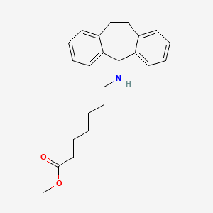 molecular formula C23H29NO2 B565756 Amineptine Methyl Ester CAS No. 1174537-11-1