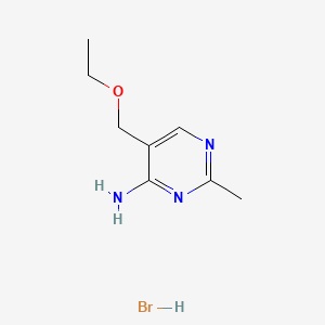 5-(Ethoxymethyl)-2-methylpyrimidin-4-amine;hydrobromide