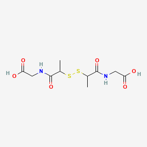 molecular formula C10H16N2O6S2 B565764 Tiopronin Disulfide CAS No. 21269-37-4