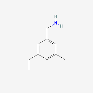 molecular formula C10H15N B565766 (3-Ethyl-5-methylphenyl)methanamine CAS No. 1314906-70-1