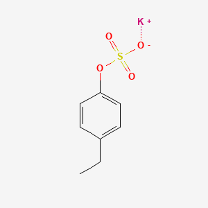 molecular formula C8H9KO4S B565767 4-Ethylphenyl Sulfate Potassium Salt CAS No. 1574285-06-5