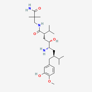 molecular formula C26H45N3O5 B565773 O-Demethoxypropane Aliskiren CAS No. 949925-77-3