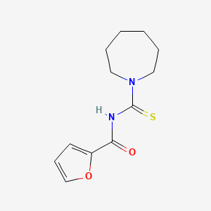 molecular formula C12H16N2O2S B5657845 N-(azepane-1-carbothioyl)furan-2-carboxamide 