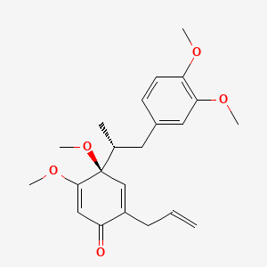 molecular formula C22H28O5 B565805 Lancifolin C 