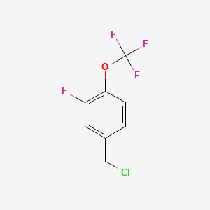 4-(Chloromethyl)-2-fluoro-1-(trifluoromethoxy)benzene