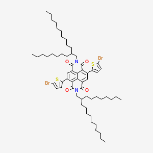 2,9-Bis(5-bromothiophen-2-yl)-6,13-bis(2-octyldodecyl)-6,13-diazatetracyclo[6.6.2.04,16.011,15]hexadeca-1(15),2,4(16),8,10-pentaene-5,7,12,14-tetrone