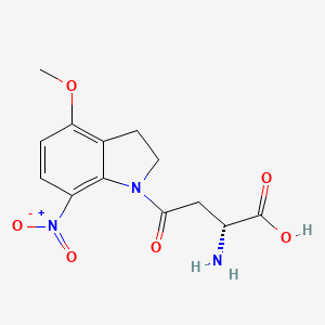 molecular formula C13H15N3O6 B565837 MNI-D-aspartate 