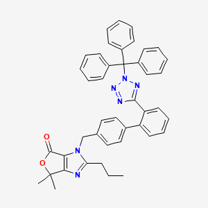 6,6-Dimethyl-2-propyl-3-[[4-[2-(2-trityltetrazol-5-yl)phenyl]phenyl]methyl]furo[3,4-d]imidazol-4-one