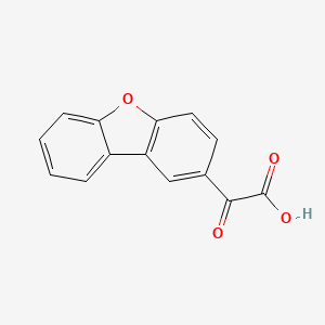 molecular formula C14H8O4 B565885 Dibenzofuran 2-Oxoacetic Acid CAS No. 859745-04-3