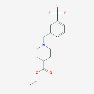 molecular formula C16H20F3NO2 B5658999 Ethyl 1-(3-Trifluoromethyl-benzyl)-piperidine-4-carboxylate 