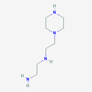 molecular formula C8H20N4 B056590 N-[2-(1-piperazinyl)ethyl]ethylenediamine CAS No. 24028-46-4