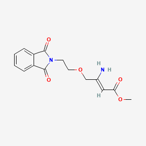 3-Amino-4-[2-(1,3-dihydro-1,3-dioxo-2H-isoindol-2-yl)ethoxy]-2-butenoic Acid Methyl Ester