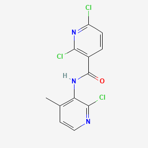 2,6-Dichloro-N-(2-chloro-4-methylpyridin-3-yl)pyridine-3-carboxamide