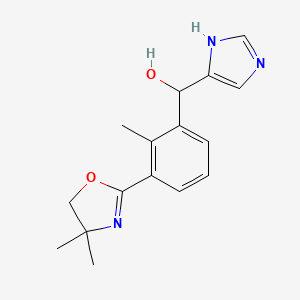 alpha-[3-(4,5-Dihydro-4,4-dimethyl-2-oxazolyl)-2-methylphenyl]-1H-imidazole-5-methanol