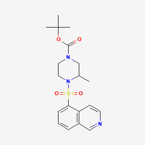 Tert-butyl 4-(isoquinoline-5-sulfonyl)-3-methylpiperazine-1-carboxylate