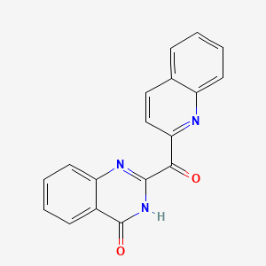 (4-Hydroxyquinazolin-2-yl)(quinolin-2-yl)methanone