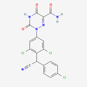 molecular formula C18H10Cl3N5O3 B565945 Diclazuril 6-Carboxamide CAS No. 1797132-12-7