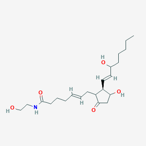 molecular formula C22H37NO5 B565948 Prostaglandin E2 Ethanolamide CAS No. 194935-38-1