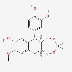 Isotaxiresinol 9,9/'-acetonide