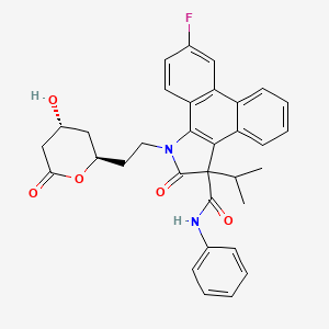 molecular formula C33H31FN2O5 B565956 Atorvastatin Lactam Lactone CAS No. 1795791-15-9