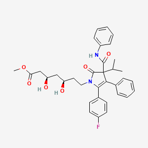 molecular formula C34H37FN2O6 B565957 Atorvastatin Lactam Methyl Ester CAS No. 1795790-02-1