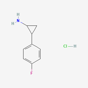 2-(4-Fluorophenyl)cyclopropan-1-amine hydrochloride